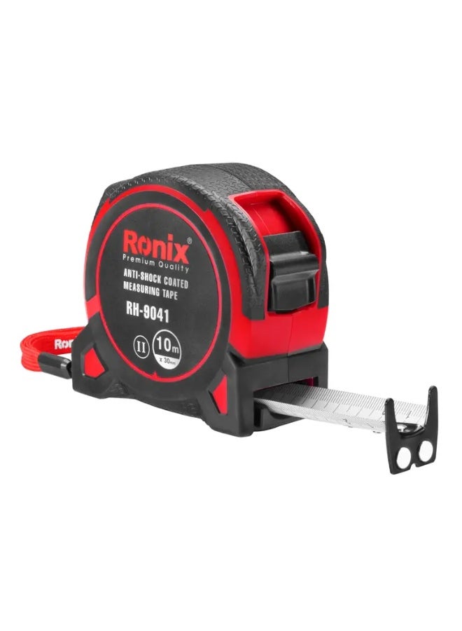 RONIX Anti-Shock Coated Measuring Tape 10 meter  # RH-9041 - Image 1